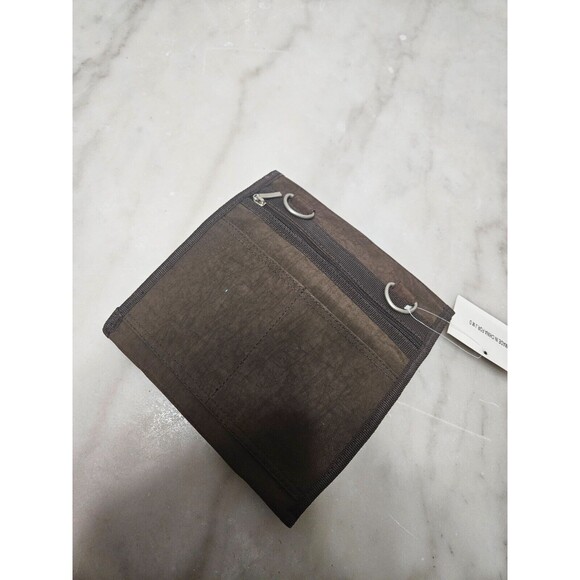 NWT Joann Marie Women's Black Leather Crossbody Wallet Organizer Macro Bag - Picture 10 of 10